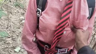 Indian Desi village school girl taken to jungle and fucked